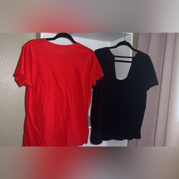 Pink Basic Tees (Crew Neck and V-Neck) - Picture 4 of 9